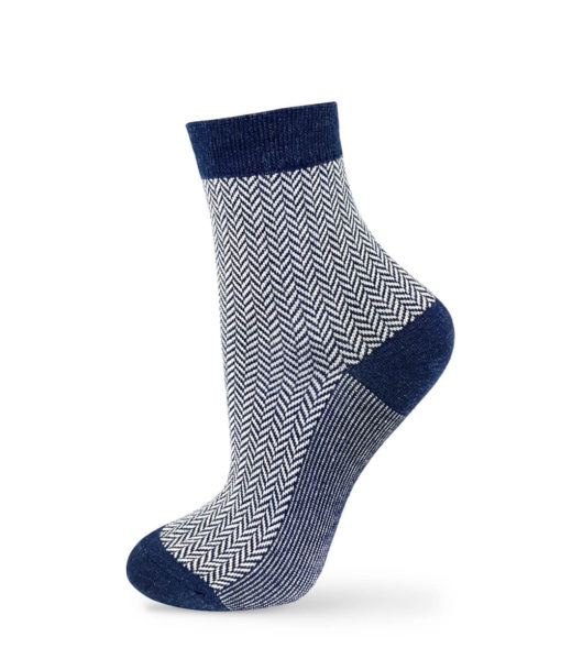 Klassische Business-Socken in blau