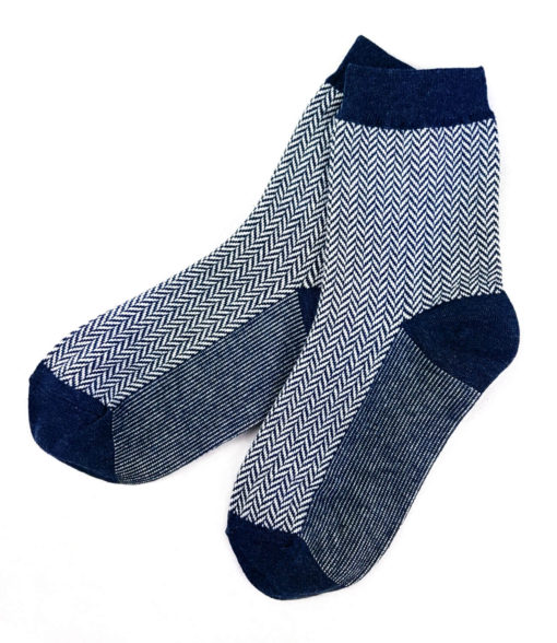 Business-Socken blau Wellenmuster Fashion