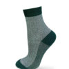 Jacquard-Socken grün