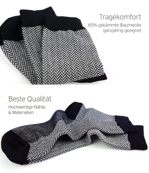 Qualität Business Jacquard-Socken