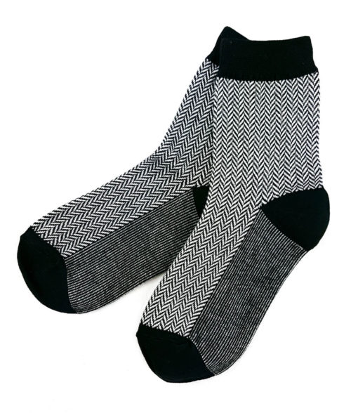 schwarze Business-Socken