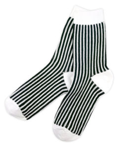 Business Jacquard-Socken weiß gestreift