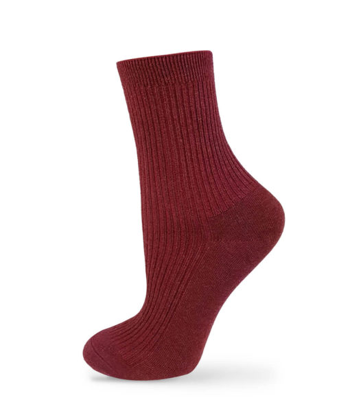 Socken rotbraun basic