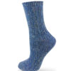 warme Socken blau