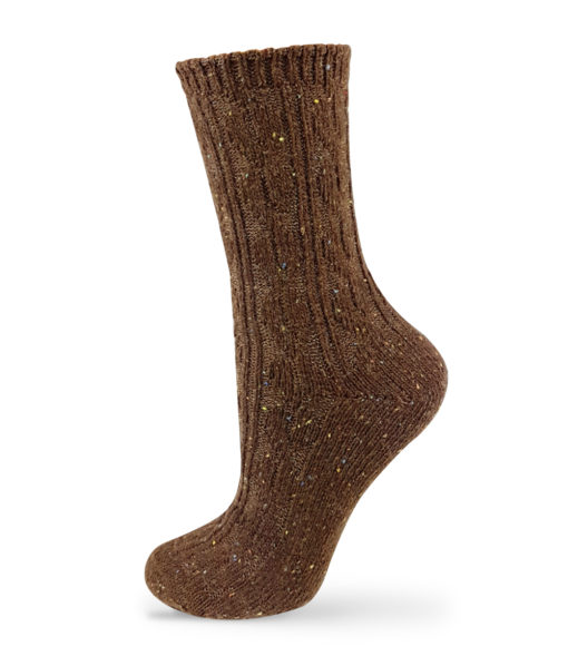 braune Wintersocken