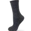 dunkelgraue Wintersocken