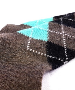 braune Socken warm detail