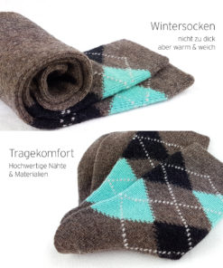 braune Socken kuschelig warm