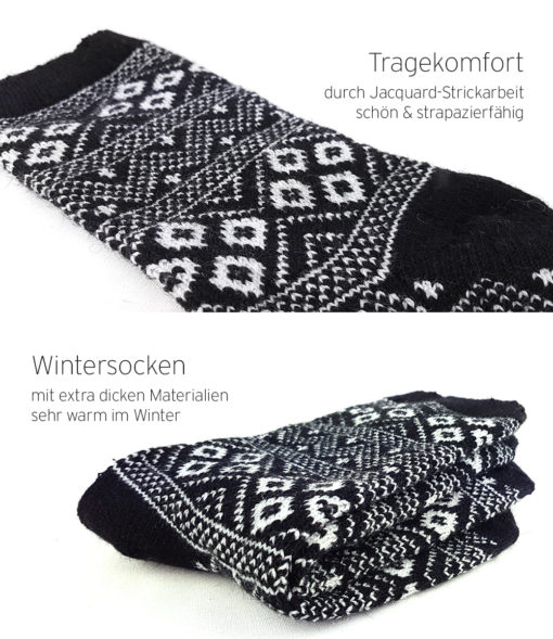 Angora Wolle Socken warm