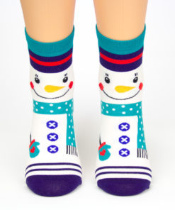 Motivsocken Schneemann