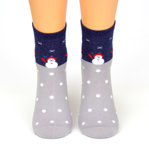 Schneemann Socken