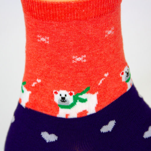 Bär Weihnachten Socken