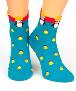 Motivsocken Pinguin