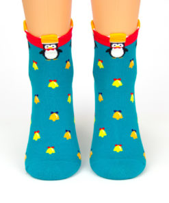 Motivsocken Pinguin