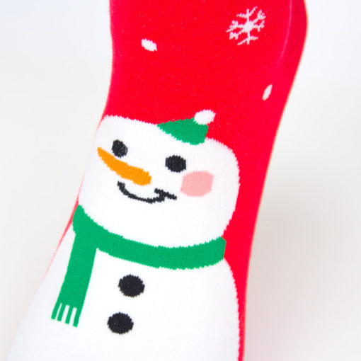 Schneemann Socken