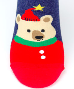 Weihnachtsbär Socken