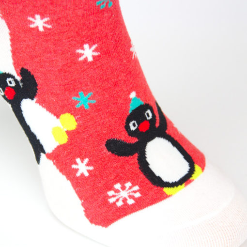 Socken mit Pinguin