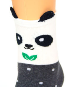 Panda Socken mit Ohren