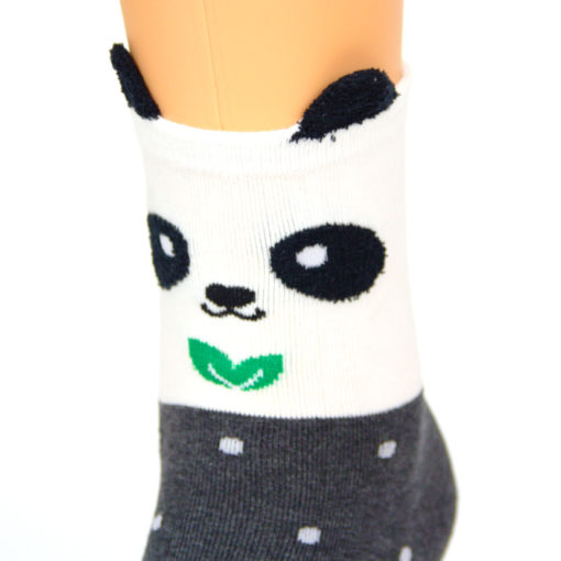 Panda Socken mit Ohren