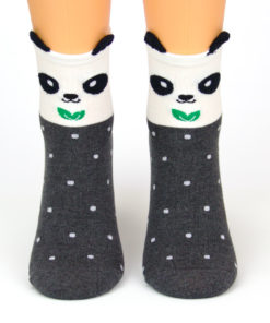 Motivsocken vegetarischer Panda