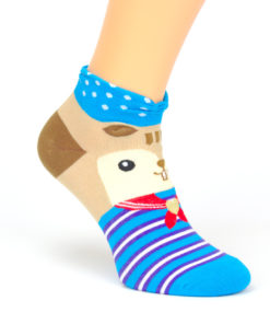 Sneakersocken Eichhörnchen Motiv