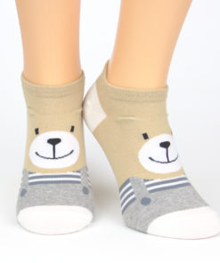 Motiv Socken lächelnder Bär