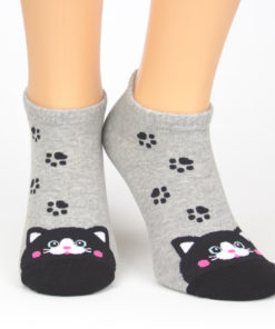 Motivsocken - herzerwärmende Katze