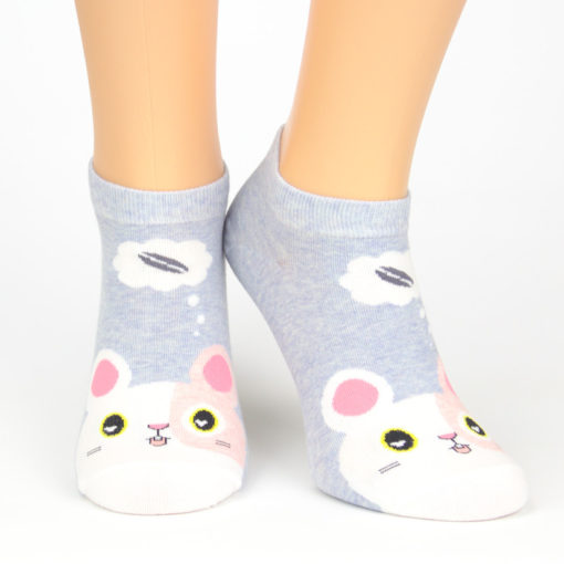 Sneaker Socken hungriger Hamster