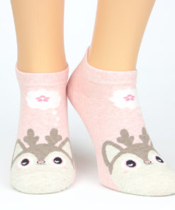 Sneaker Socken hungriger Elch