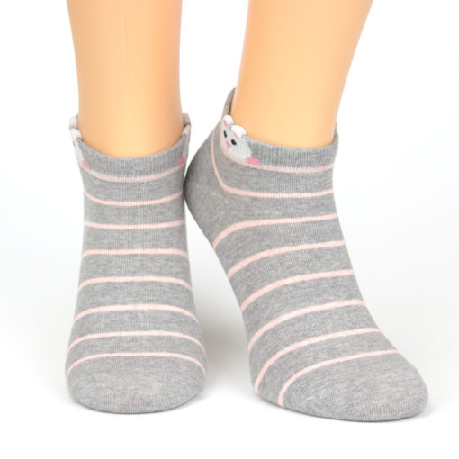 Sneaker Socken neugieriger Hamster