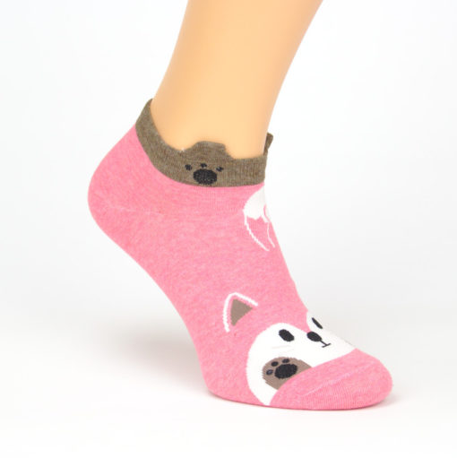 Socken schwanzwedelnder Fuchs