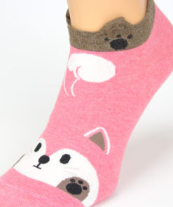 Sneaker Socken Schwanzwedelnder Fuchs