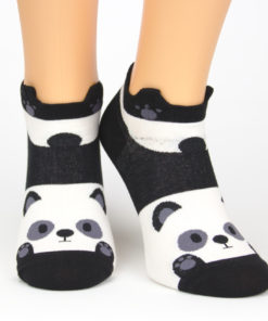 Sneaker Socken schwanzwedelnder Panda