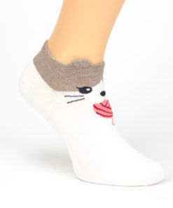 Wollknoll Katze Socken