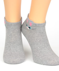 Sneaker Socken ruhiger Hase