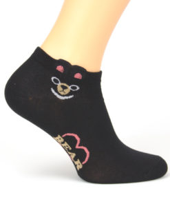 Socken Bär schwarz