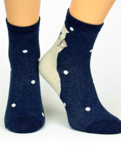 Katzensocken blau