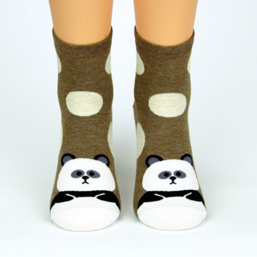 Socken zufriedener Panda