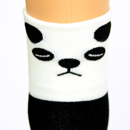 Panda Socken schwarz weiß