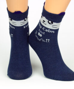 Motivsocken Katze